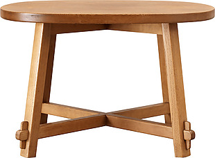 圆形折叠木桌免抠png透明素材
