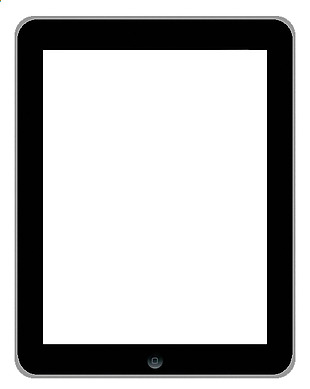 平板电脑模板图免抠png透明素材