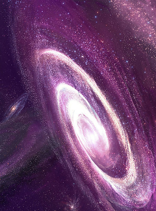 大气紫色宇宙唯美星空背景