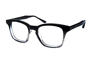 黑框眼镜半侧面图免抠png透明素材