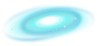 蓝色银河系图免抠png透明图层素材