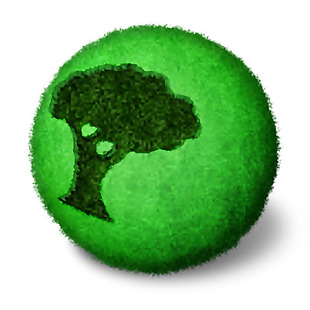绿色大树球体免抠png透明图层素材
