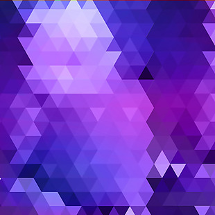紫色系三角几何背景矢量素