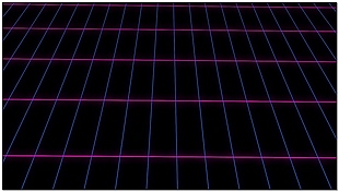 长方形网格涟漪变形视频素材