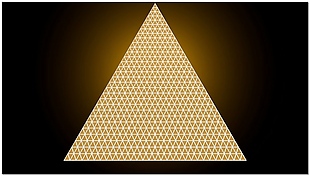 华丽金字塔3D视频素材