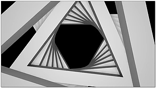 阶梯型几何图形视频素材