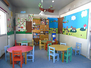现代幼儿园墙面装饰装修设计效果图