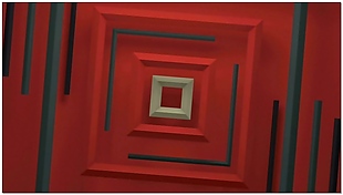 红色迷宫动态视频素材