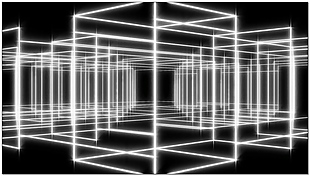 光束方块动态视频素材
