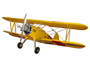 黄色玩具飞机png元素素材