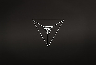 简约三角形logo