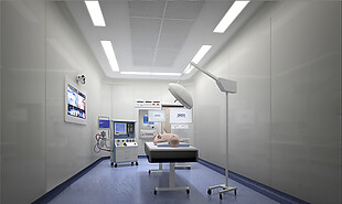 整洁的医院拍片室装修效果图