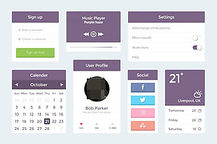 紫色UI主题包