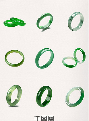 高清精美绿色翡翠手环