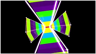 几何变换动态视频素材