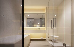 现代简约风格浴室效果图