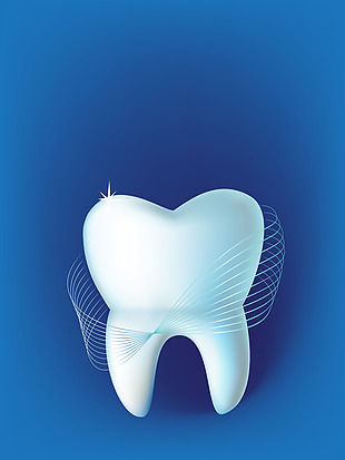矢量质感牙齿健康医疗背景素材