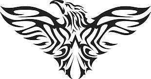 抽象老鹰logo免抠png透明素材