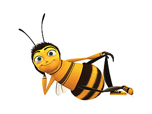 卡通可爱蜜蜂免抠png透明素材