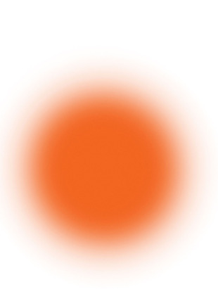 橙色圆形光晕效果免抠png透明素材