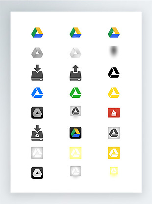 GoogleDrive图标集