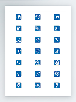 2014索契冬奥会运动图标