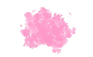 粉红色水彩效果免抠png透明素材