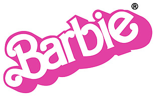 芭比娃娃英文标志免抠png透明素材