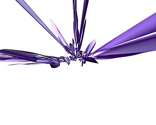 抽象紫色线条图形免抠png透明素材