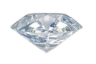 一颗六边形钻石免抠png透明素材