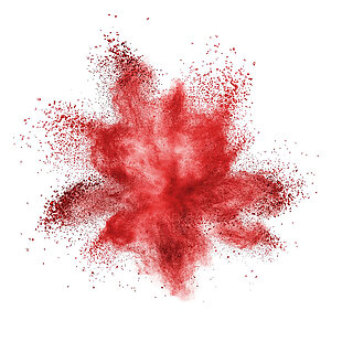 红色创意花瓣png元素素材