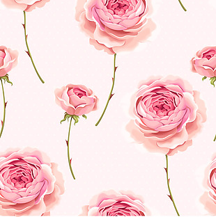 唯美粉玫瑰植物背景