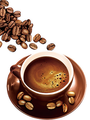 咖啡豆设计元素