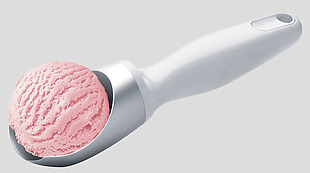 一勺粉红冰淇淋免抠psd透明素材