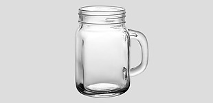 透明闪亮的玻璃罐子免抠psd透明素材