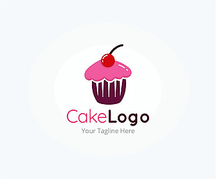 卡通蛋糕logo设计图片