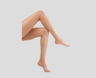 翘起的女人美腿免抠psd透明素材