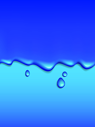 矢量质感大气蓝色液体背景素材