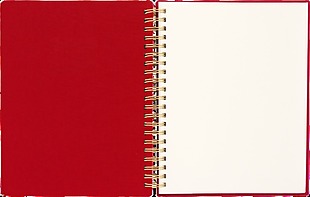 红色笔记本透明素材