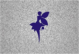 化妆品蓝色矢量图logo