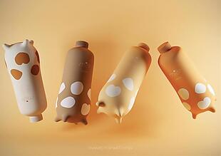 气鼓鼓的瓶子产品设计系列
