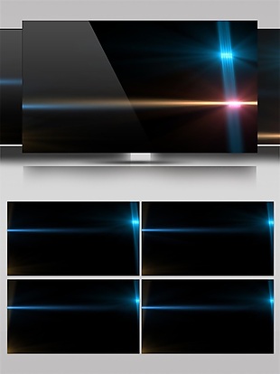 科技蓝色光感粒子高清视频素材