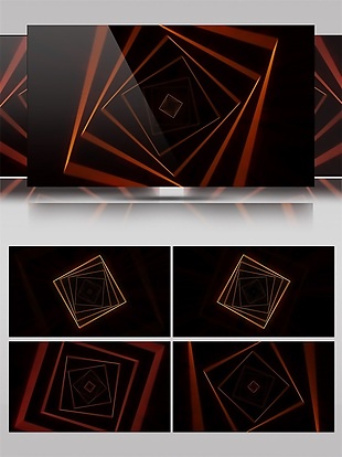 暗色方格几何高清视频素材