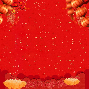 红色精美春节主图设计