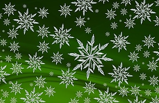 绿色飘雪背景墙图片素材