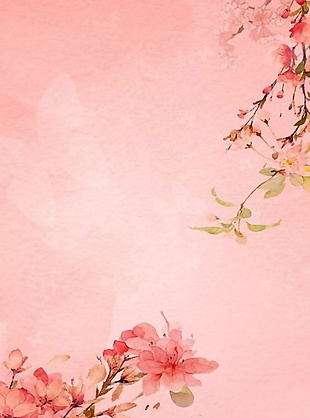 粉色古典花朵海报背景设计