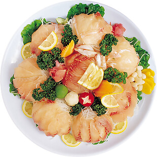 精致鱼类日式料理美食产品实物