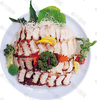 新鲜海鲜日式料理美食产品实物