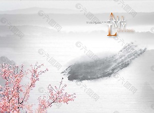 典雅中国风海报背景设计