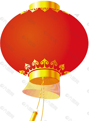 传统中式新年灯笼素材